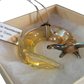 Elysian Shore Banana Slug Hand Blown Glass Ornament