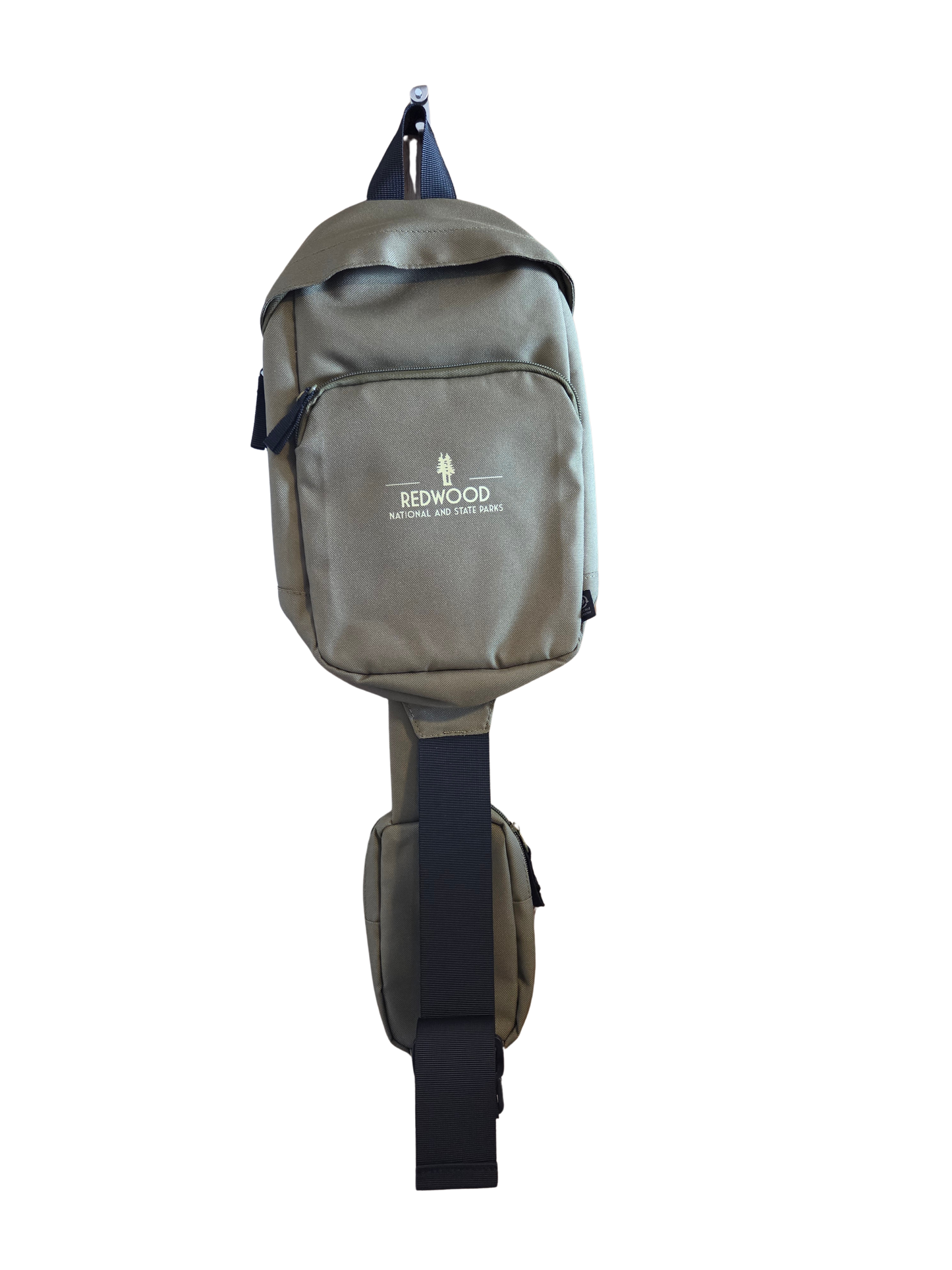 Redwood National and State Parks Sling Bag- Canvas Green