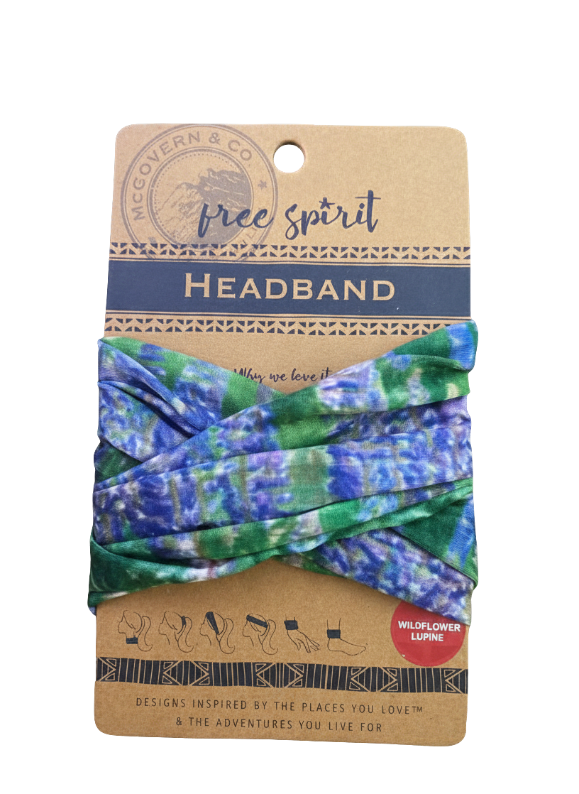 McGovern & Co Free Spirit Headband-Wildflower Lupine
