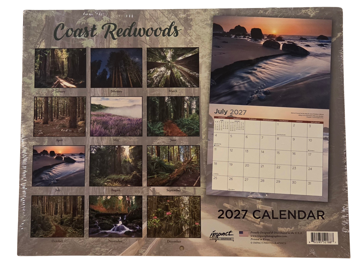 2027 Coast Redwoods Calendar