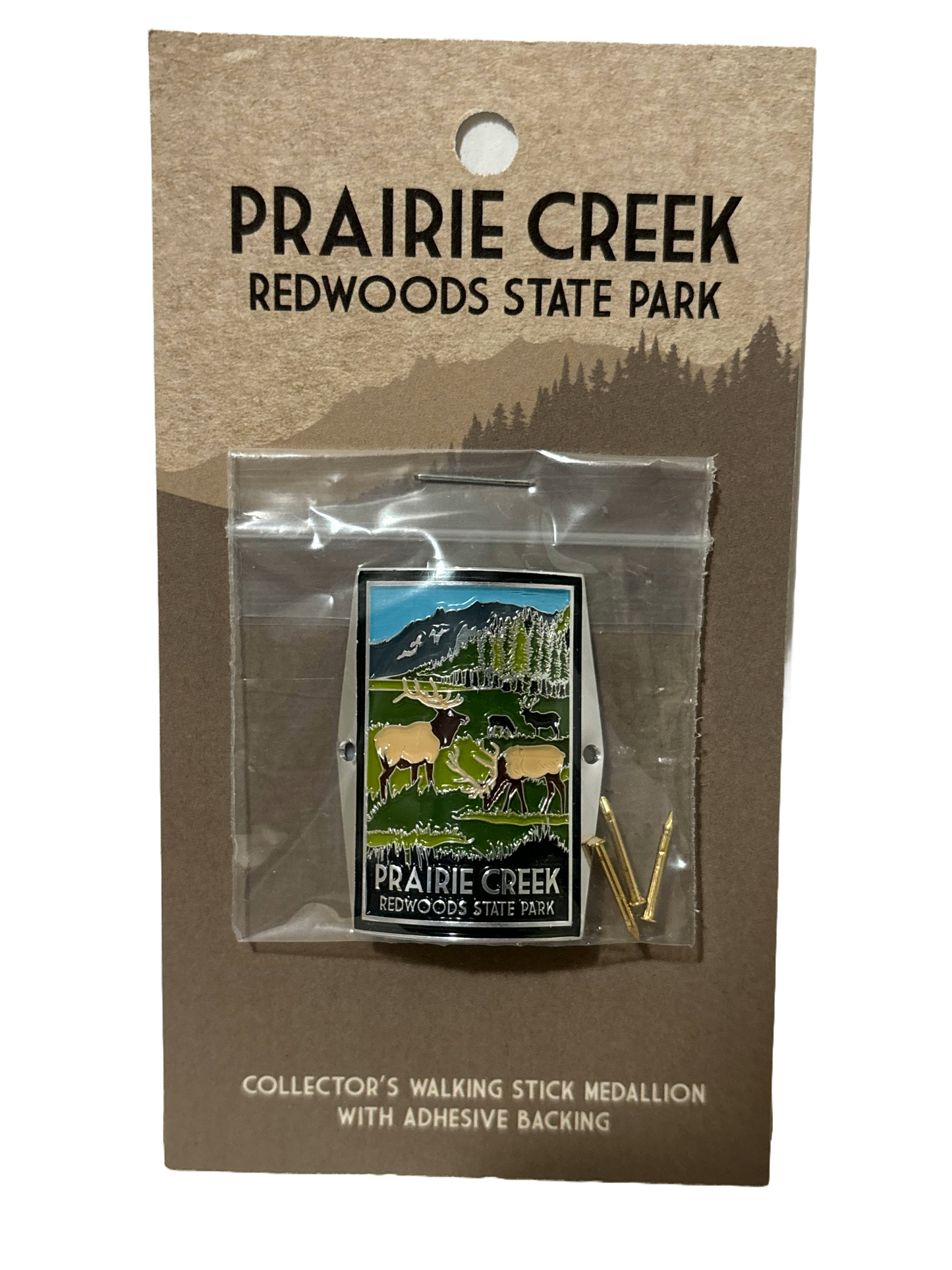 Walking Stick Medallion: Prairie Creek