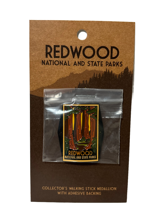 Walking Stick Medallion: Redwood National and State Parks