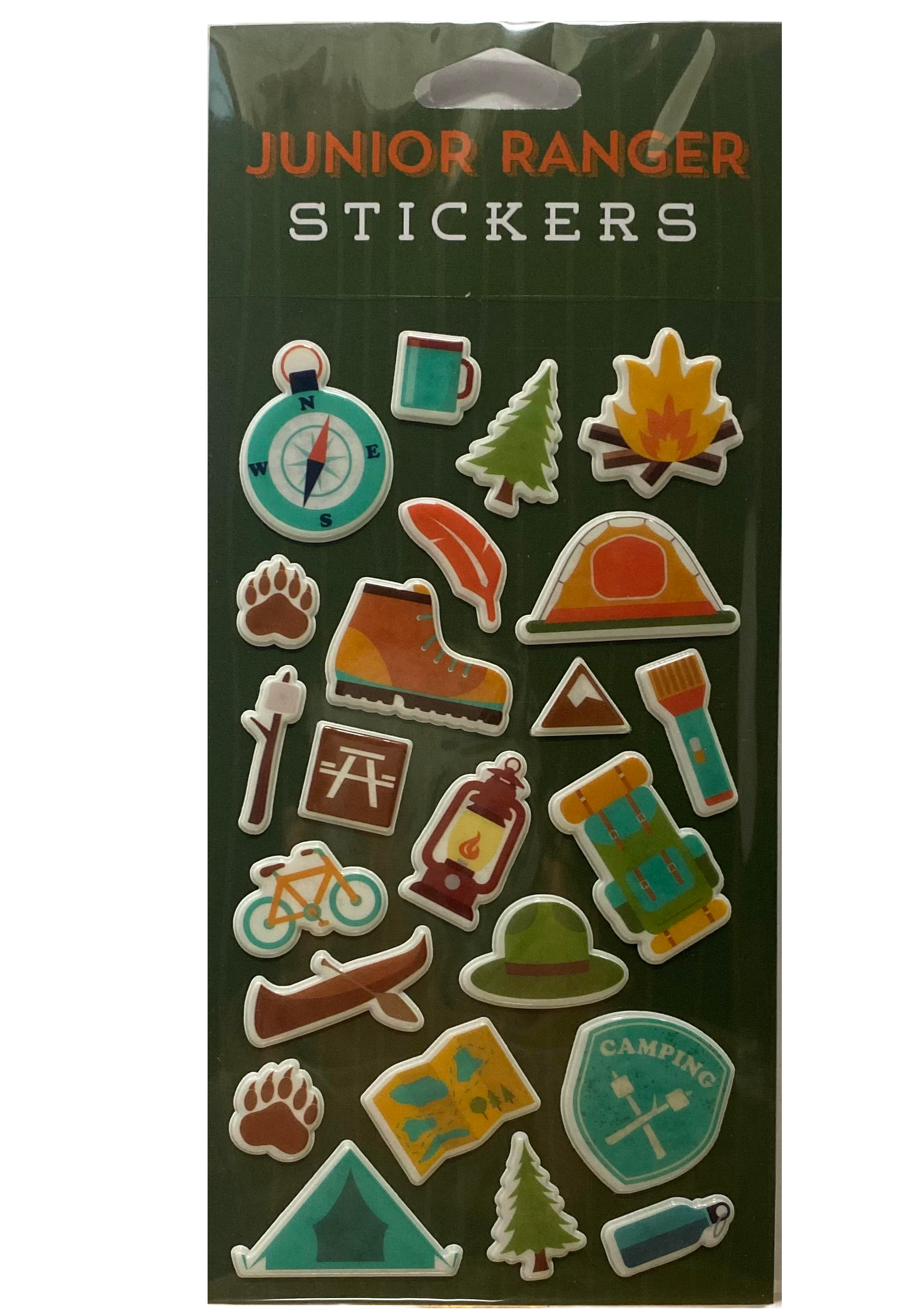 National Park Ranger Sticker Junior Ranger Puffy Sticker Set – Redwood Parks Conservancy