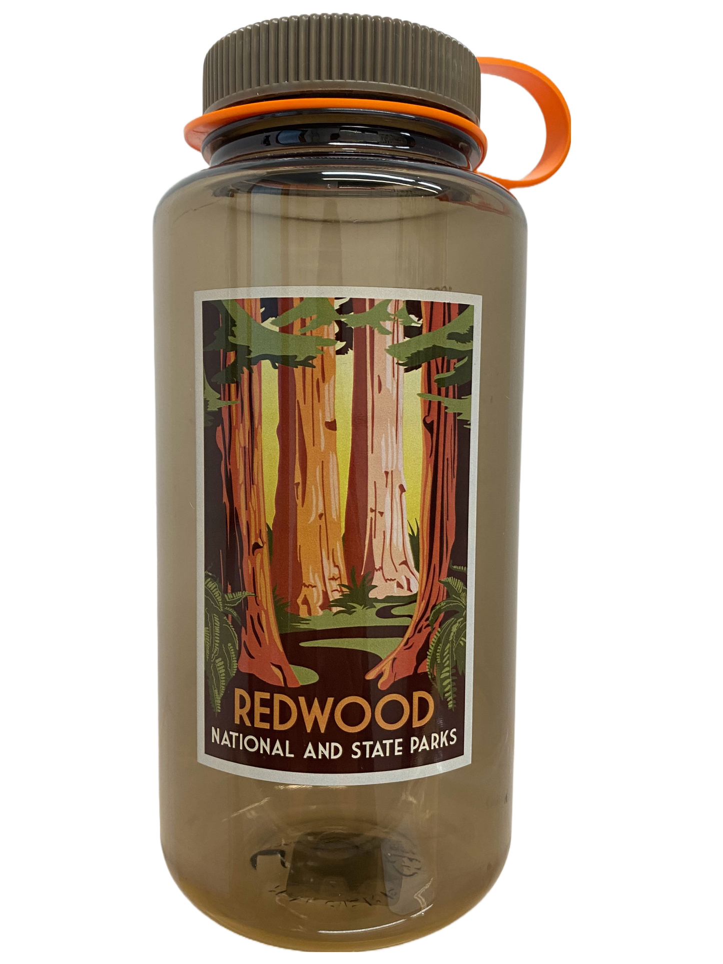 Redwood Parks Conservancy WPA Brown 32oz Nalgene Bottle