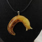 Elysian Shore Banana Slug Hand Blown Glass Pendant