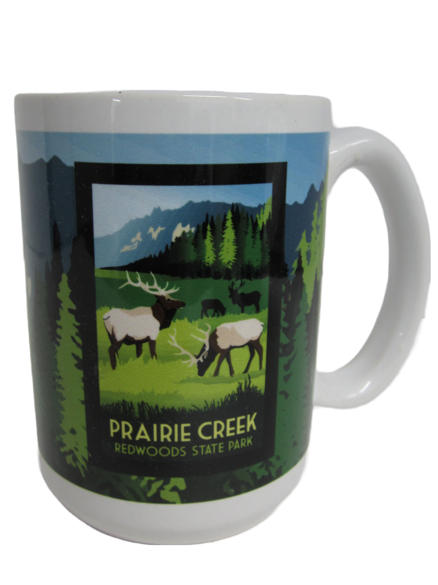 Prairie Creek Redwoods State Park WPA Style Mug