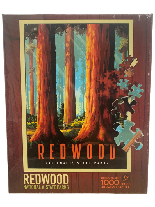 Redwood National & State Parks 19.25" x 26.625" 1000 Piece Jigsaw Puzzle