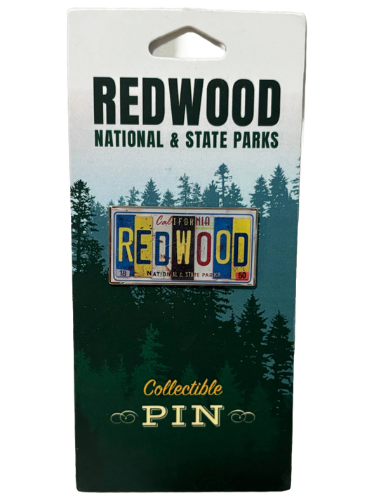 Redwood National & State Parks License Plate Pin