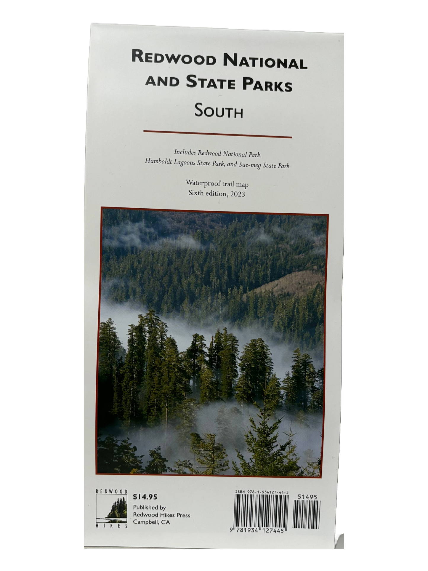 Redwood National & State Parks Trail Map- SOUTH