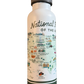 National Parks Water Bottle- White