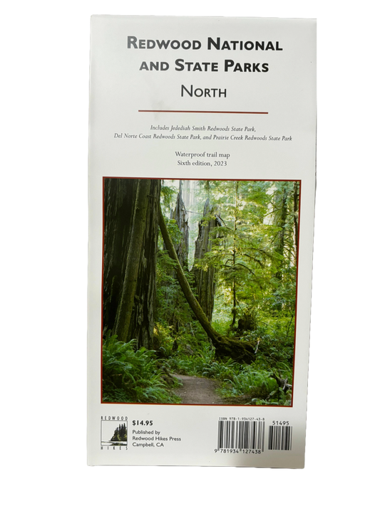 Redwood National & State Parks Trail Map-NORTH