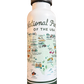 National Parks Water Bottle- White