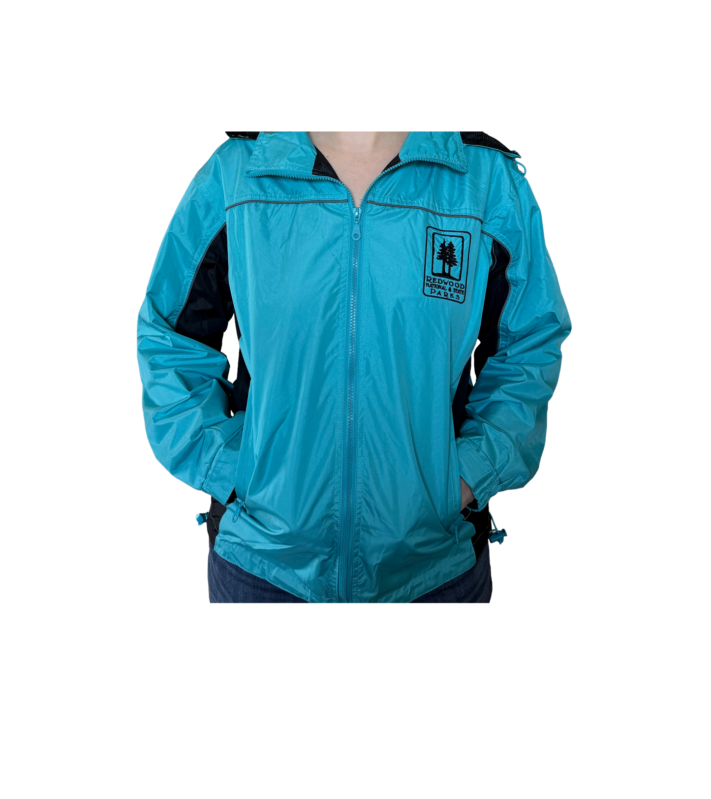 Redwood National & State Parks Windbreaker Jacket - Blue