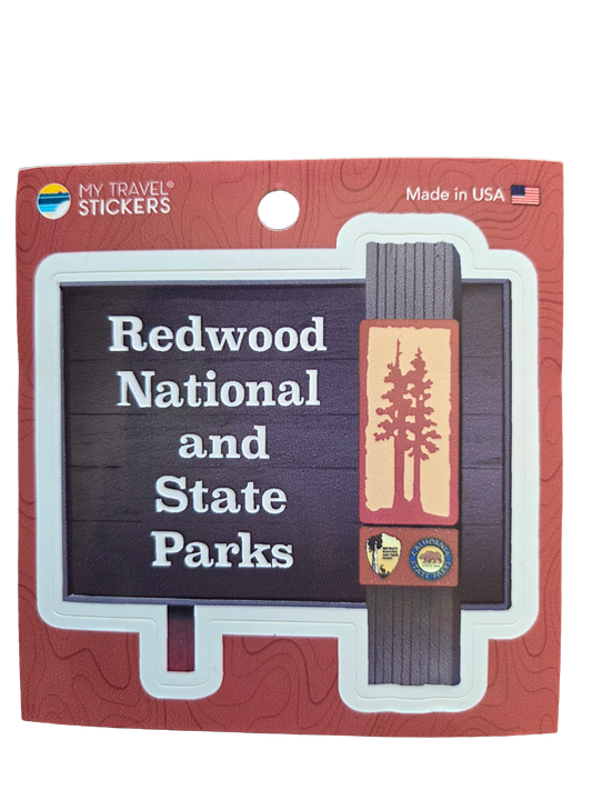 Redwood National and State Parks Sign Sticker