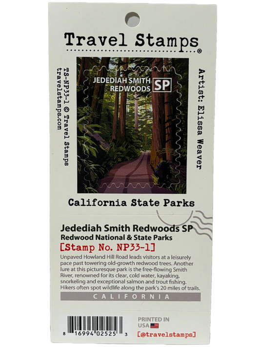 Travel Stamp: Jedediah Smith Redwoods State Park