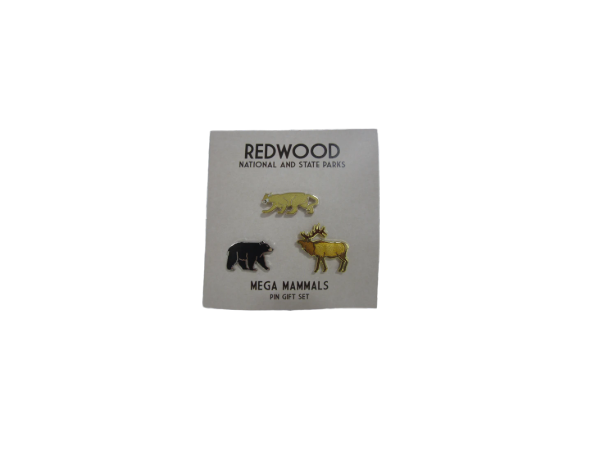 Redwood National & State Parks Mega Mammals Pin Gift Set