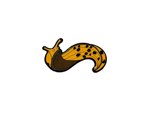 Tin Banana Slug Magnet