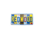California Redwood National & State Parks Tin License Plate Magnet