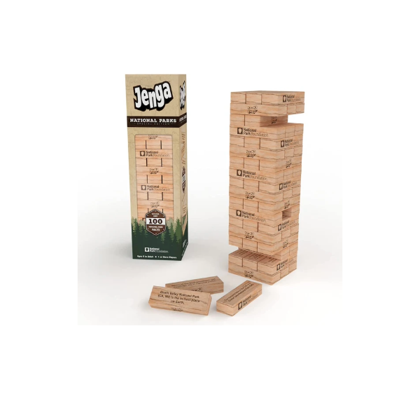 Jenga National Parks Theme Wooden Block Game