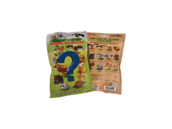 Mini Building Blocks Set Mystery Wildlife Edition