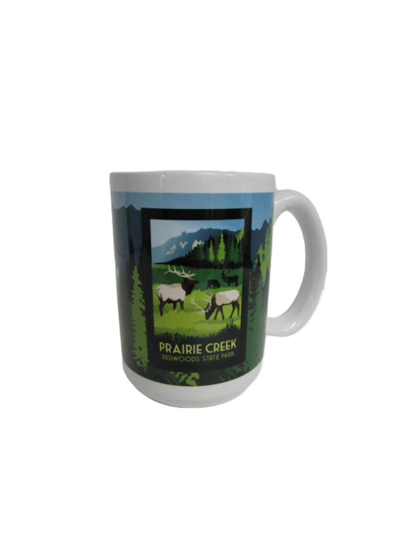 Prairie Creek Redwoods State Park WPA Style Mug