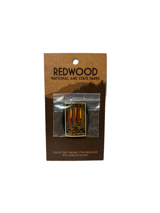 Walking Stick Medallion: Redwood National and State Parks