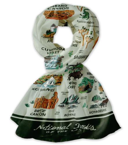 National Parks of the USA Scarf