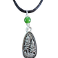Blessed Bead Pewter Tree Pendant Necklace