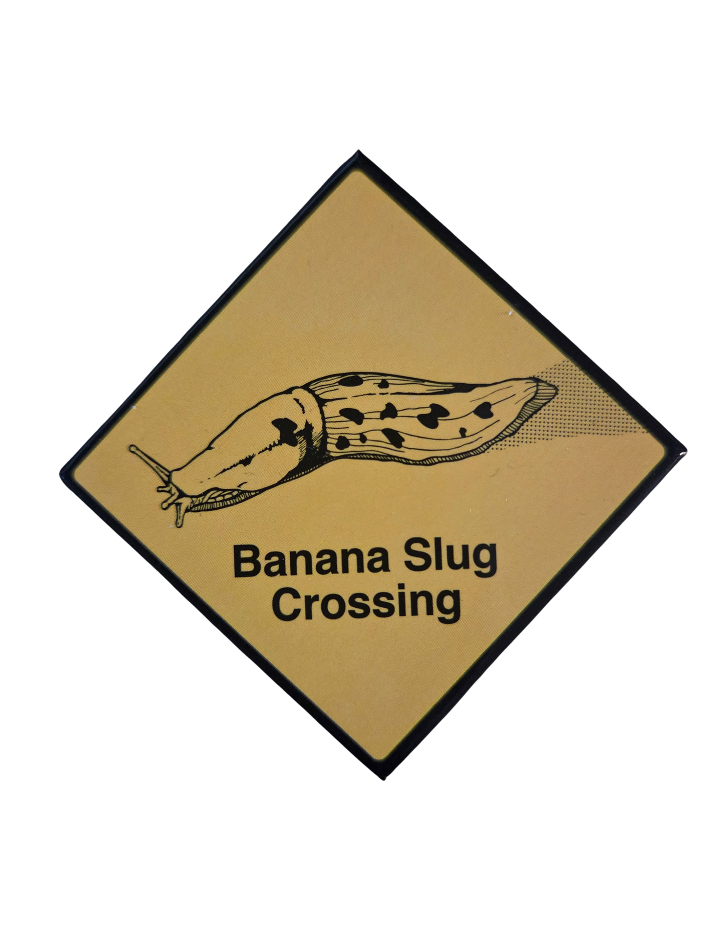 Banana Slug Crossing Magnet