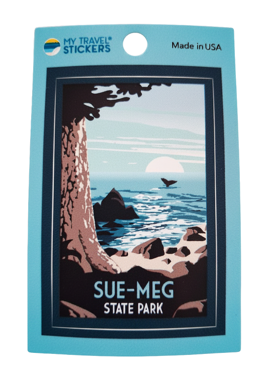 Sue-Meg State Park Mini Sticker
