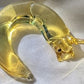 Elysian Shore Banana Slug Hand Blown Glass Pin