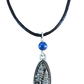 Blessed Bead Pewter Tree Pendant Necklace
