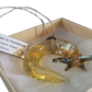 Elysian Shore Banana Slug Hand Blown Glass Ornament