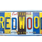 California Redwood National & State Parks Tin License Plate Magnet