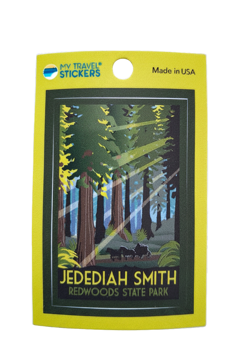 Jedediah Smith Redwoods State Park Mini Sticker