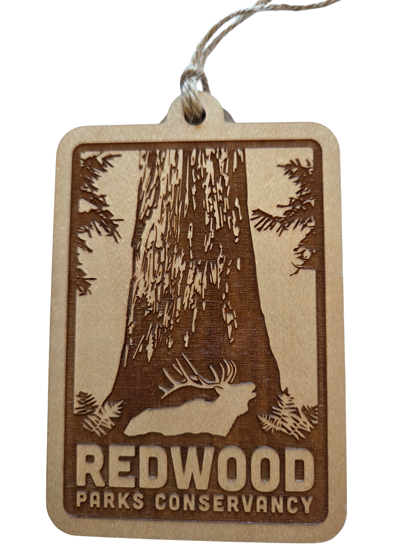 Redwood Parks Conservancy Wood Ornament