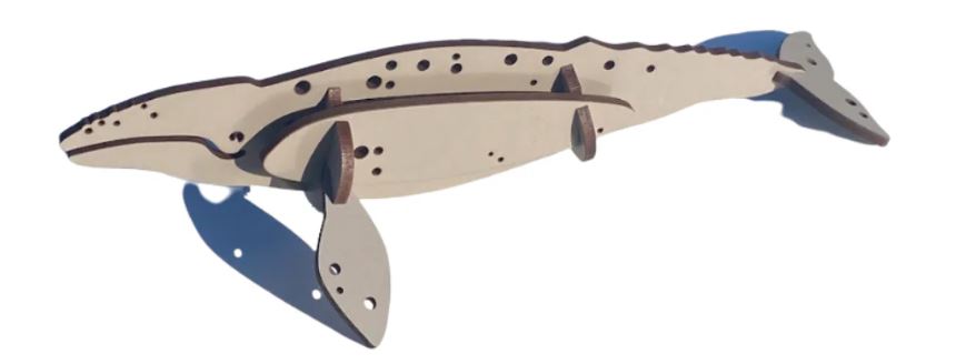 Gray Whale 3D Wooden Puzzle