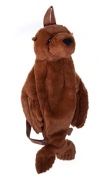 Plush Sea Lion Backpack