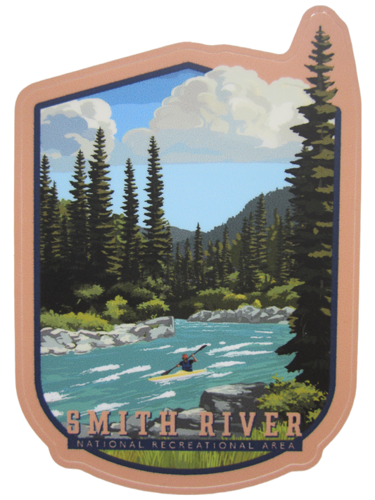 5" Large Smith River Sticker