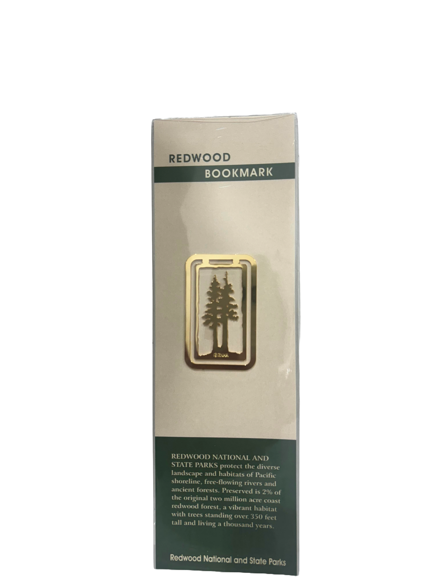 Metal Redwood Bookmark