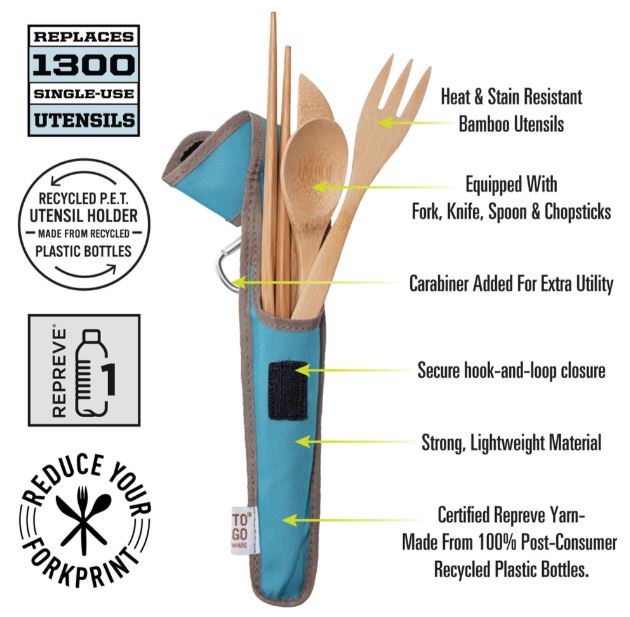 Redwood National & State parks Bamboo Utensil Set