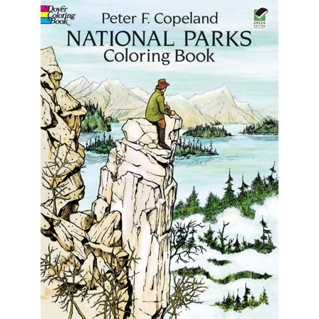 National Parks Coloring Book By Peter F. Copeland