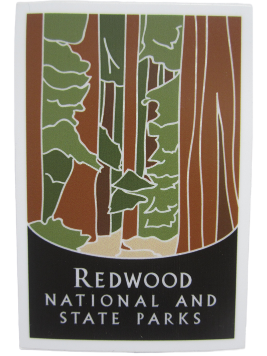 4" Redwood National & State Parks Traveler Sticker
