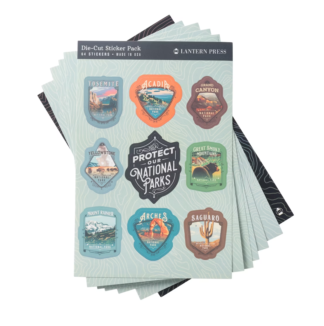 Protect Our National Parks 64 Sticker Set