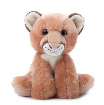 9" Mountain Lion Stuffed Animal Plushie