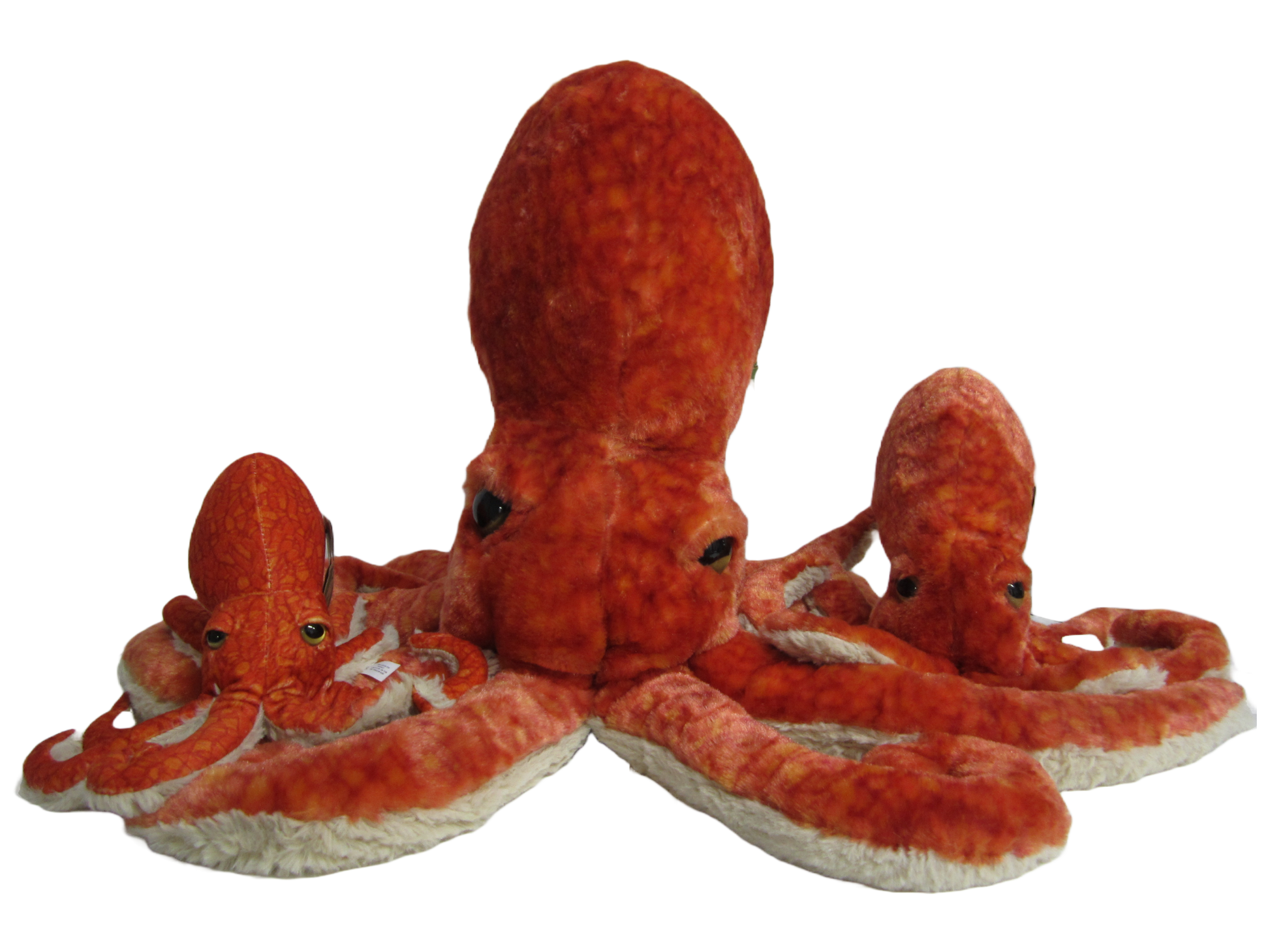 Red octopus top stuffed animal