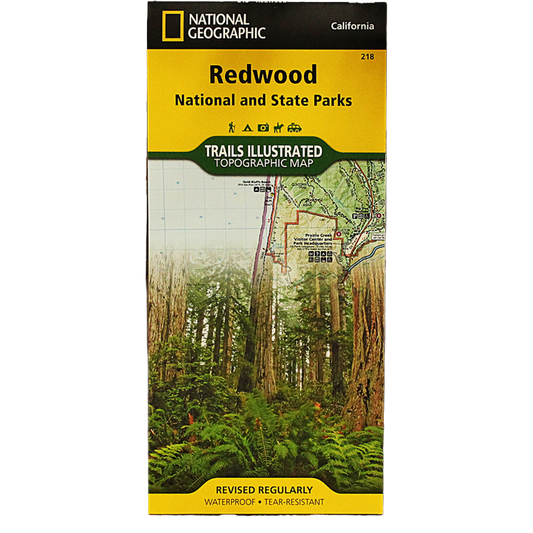 Redwood National & State Parks Geographic Map