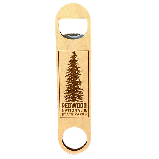 Redwood Parks & State Parks Wooden Bottle Opener