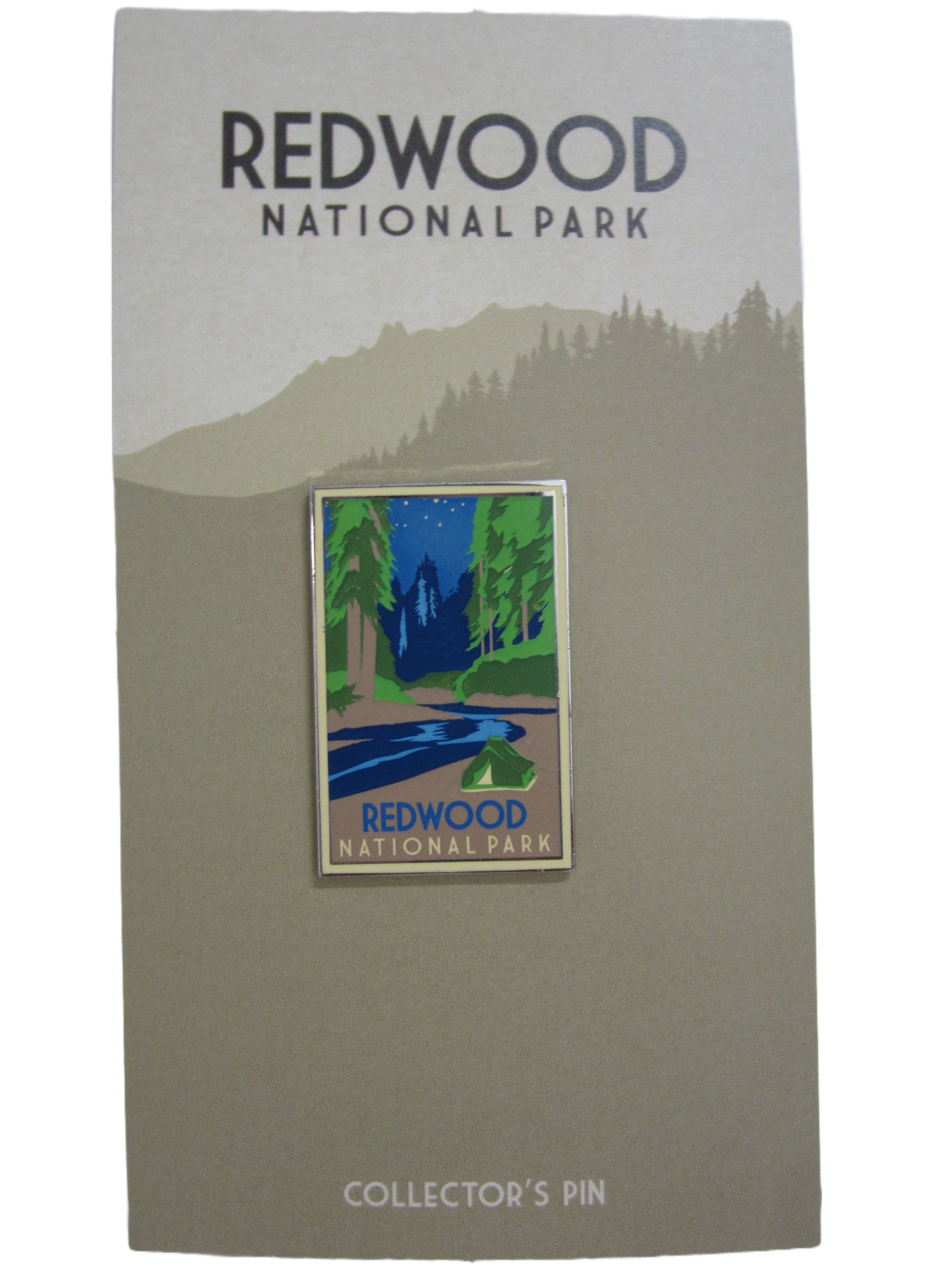 Redwood National Tent River Collector's Pin