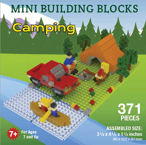 Mini Building Blocks Set Camping Edition